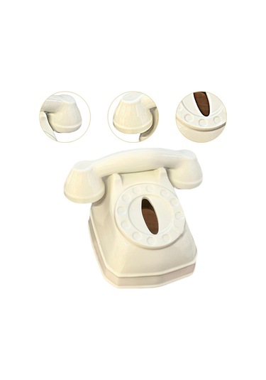 Homyl Ev Oturma Odası Tuvalet Için Mendil Kutusu Kapağı Beyaz