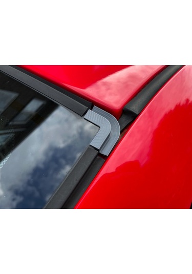 Bmw E36 Arka Cam Koseleri 2 Adet Sag - Sol Siyah Renk Abs