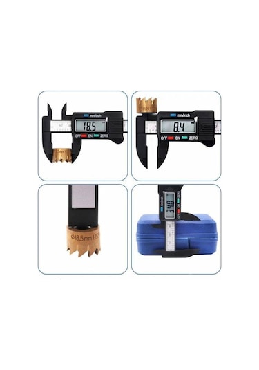 Dijital Elektronik Kumpas Inc Mm Ölçüm Hassas Kalınlık