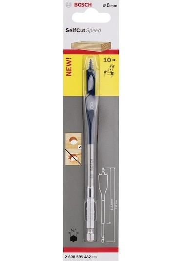 Bosch Self-Cut Speed 8x152 mm Yaprak Ucu - 2608595482