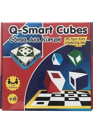 Elif İş Eğitimi Q Smart Renkli Küpler. Q-bitz. Sihirli Küpler. Qb