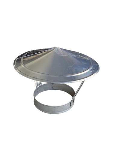 Baca Şapkası Paslanmaz 15 Cm Çapında Baca Borularına Uyumlu