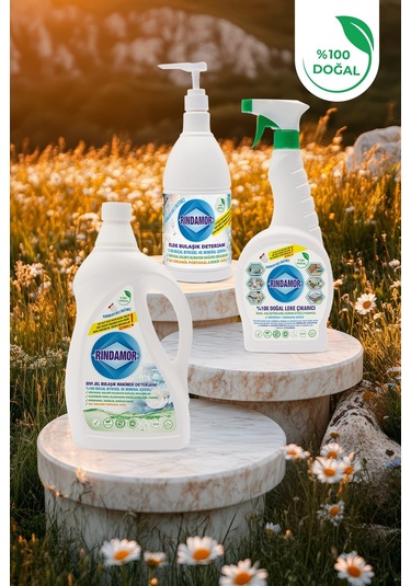 3lü Temizlik Seti-leke Çıkarıcı-bulaşık Makinesi-elde Bulaşık Deterjanı 2200 ML