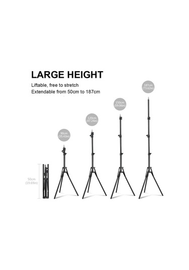 Cbtx Xtuga Ul-03 Canlı Hafif Tripod Asansör Zemin Mikrofon Standı