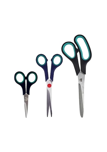 Üçlü Makas Seti Stainless Scissors 3lü