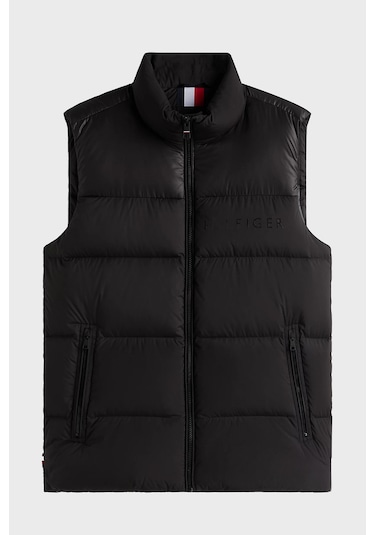 Tommy Hilfiger Erkek Yelek Mw0mw41360 Bds Siyah Siyah