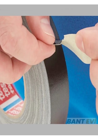 Tesa 4657 Siyah 5mt Ultra Güçlü Isıya Dayanıklı Bez Tamir Bandı