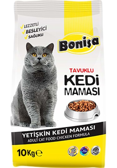 Bonisa Tavuklu Yetişkin Kedi Maması 10 KG