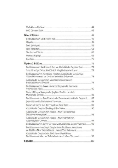 Abdülkadir Geylani Ve Bediüzzaman Said Nursi