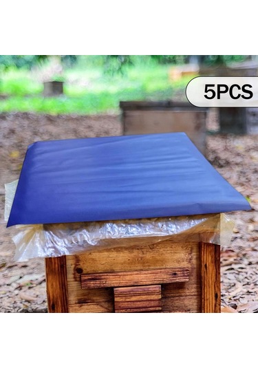 Suntek 5 Adet Arı Kovanı Örtüsü Yağmur Geçirmez Bez 50x60