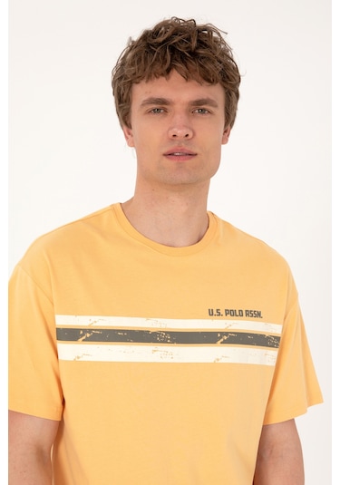 U.s. Polo Assn. Erkek Kavun Tişört 50306912-vr202 Kavun