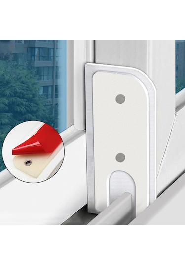 Suntek Sürgülü Kapı Pencere Için 4 Parça Rüzgar Açık-gri