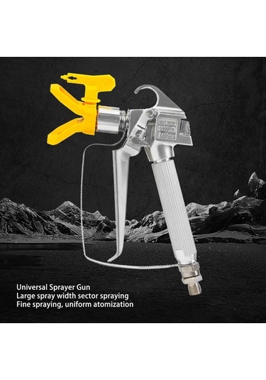 Besthome1 Yüksek Basınçlı Hava Kullanmayan Metal Yapılı Boya Alçı Püskürtme Tabancası, Pratik