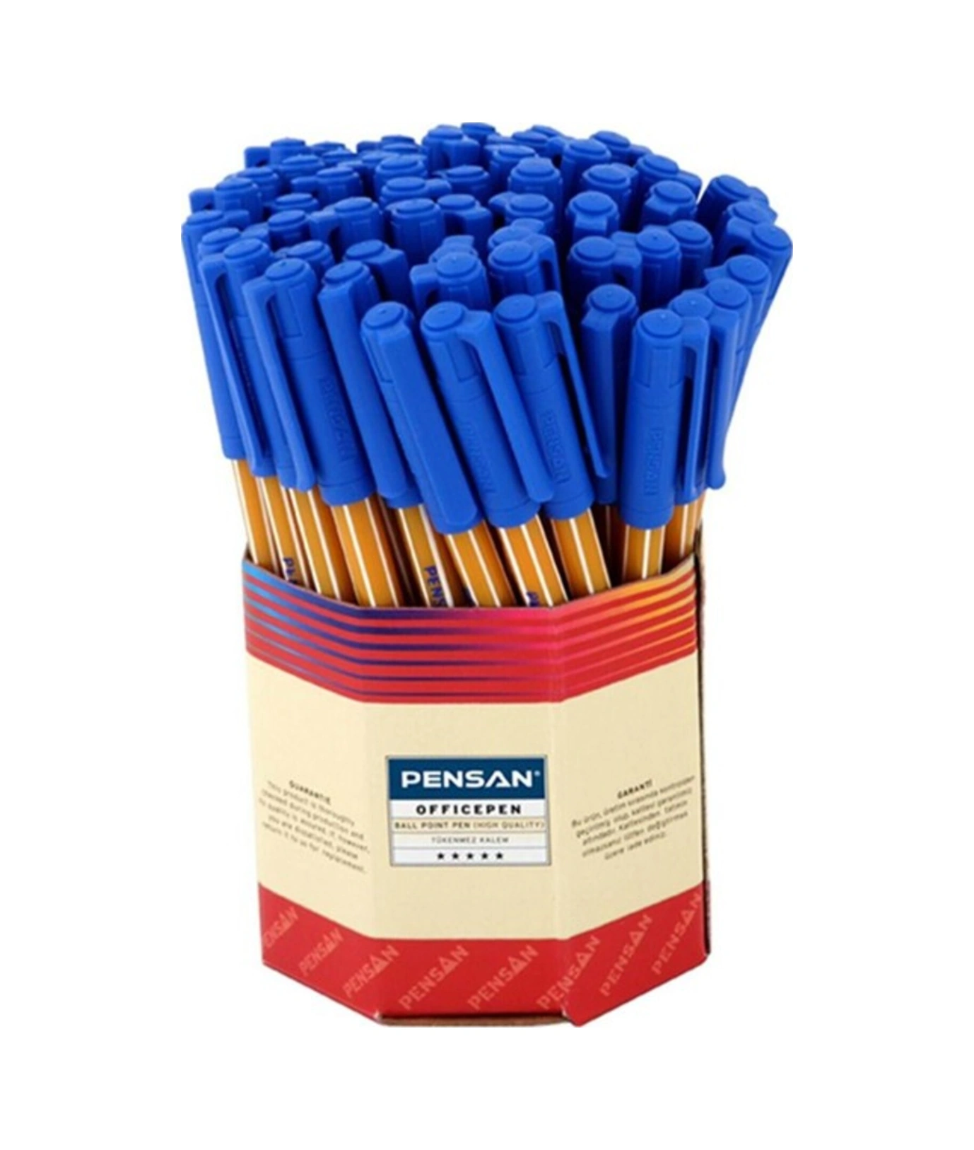 Office Pen Tükenmez Kalem Mavi 60'lı Kutu Mavi