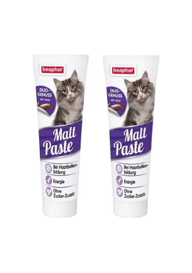 Beaphar Duo Malt Paste Tüy Yumağı Kontrol Kedi Macunu 2 x 100 G