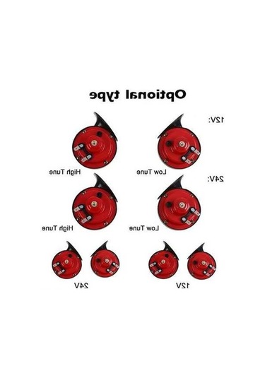 Createtech Artfulabode Su Geçirmez Salyangoz Kornası 24v 2lw Dayanıklı Çift Kullanımı