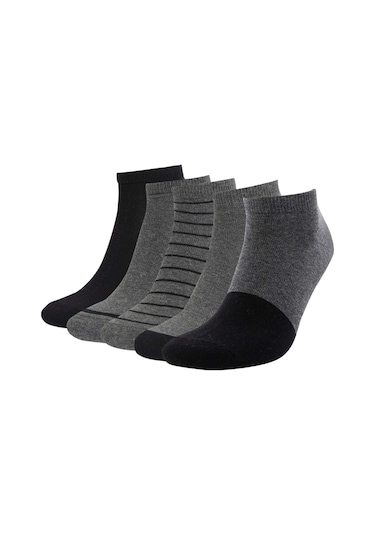 DeFacto Erkek Desenli 5'li Patik Çorap R8650AZNSGR2