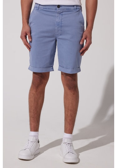 Regular Fit Normal Kesim Normal Bel Lacivert Esnek Şort L231145410 Navy