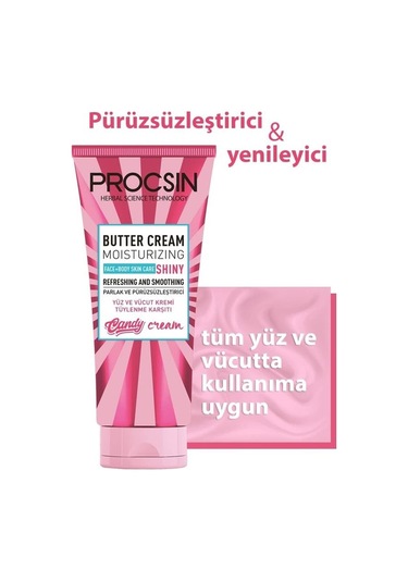 Procsin Yüz ve Vücut için Tüylenme Karşıtı Vücut Kremi 175 ML