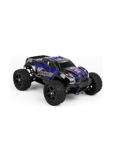Remo 1635 1/16 Ölçek, 4wd Off Road Monster Truck Smax Mavi Kaportalı, Fırçasız Motorlu, 7.4v 1500mah Li-po Pilli, Rc Model Ar