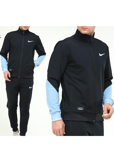 Nike Ea-4050 Battal Beden Erkek Polyester Eşofman Takımı Lacivert