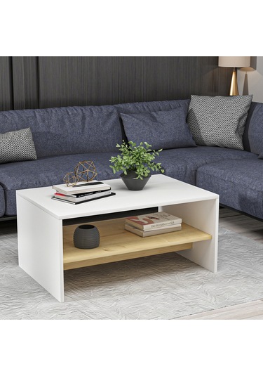 Ollon Orta Sehpa Safirmeşe-beyaz Safirmeşe-beyaz