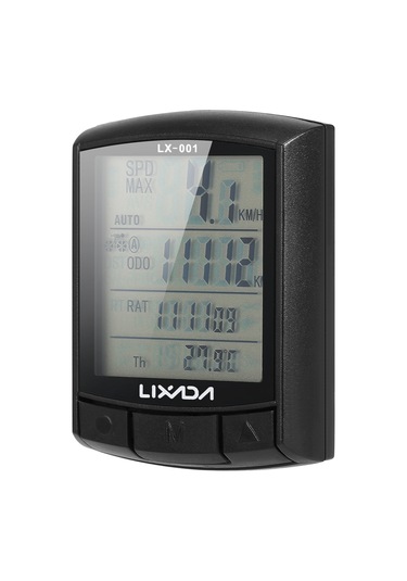 Lixada Bisiklet Bisiklet Bilgisayarı Bisiklet Kilometre Kilometre Sayacı Mtb Yol Bisikleti Bilgisayarı Siyah