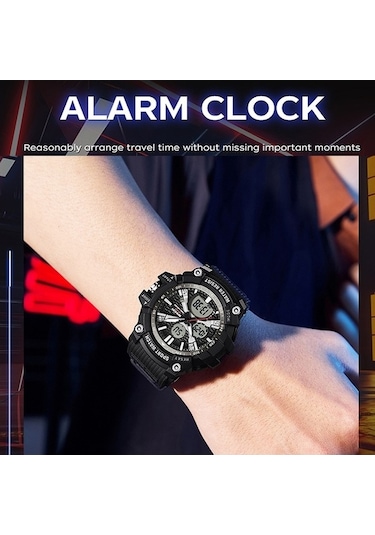 Novahub Sanda Erkekler Elektronik Saat Doğa Sporları Aydınlık Saat Kraliyet Mavisi Çok Renkli Çok Renkli