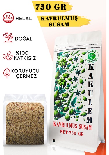Kakulem Odun Ateşinde Kavrulmuş Susam 750 G