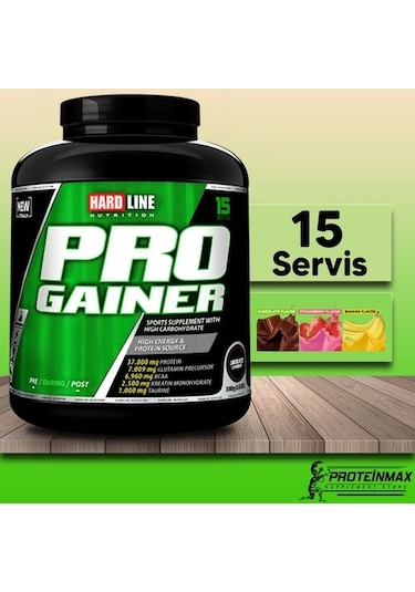 Hardline Progainer 3000 Gram - Karbonhidrat Tozu