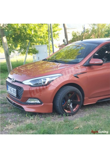 Hyundai İ20 2015 Yarasa Ayna Kapağı - Sinyalli Ayna - Parlak Siyah