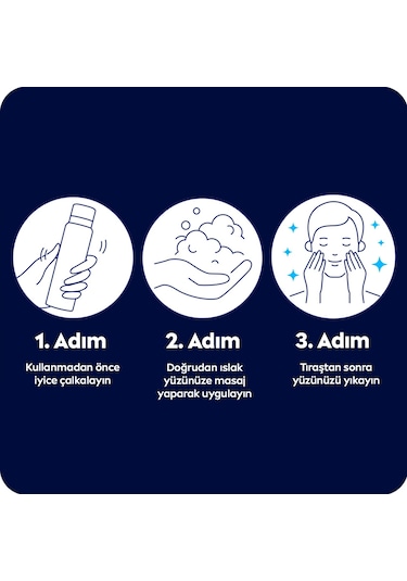 Nivea Men Hassas Ciltler İçin Tıraş Köpüğü 200 ML