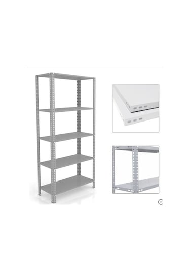 Mekoraf Mekoraf Beyaz 31X93 / 43X93 2 Metre /2.5 Metre Raf