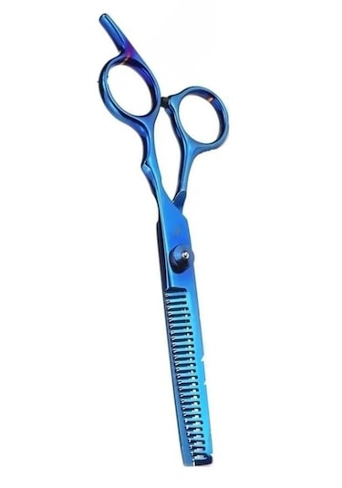 Mavi Ara Saç Kesim Makası 6 İnç Efile Makası 6 İnç