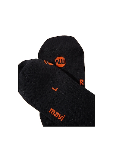 Mavi - Siyah Aktif Patik Çorap 0911035-900 Siyah