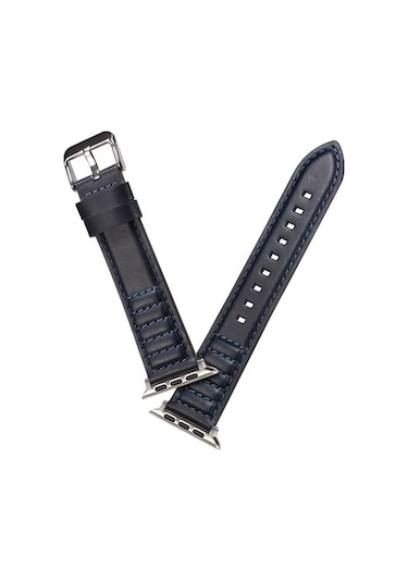 Tongxida Yağ Balmumu Hakiki Deri Saat Takı Bandı İos Uyumlu 9-8-7 41mm / Se 3-se 2-6-se-5-4 40mm / 3-2-1 38mm