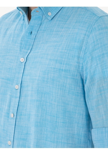 Pierre Cardin Erkek Aqua Gömlek Desenli 50307025-vr007 Aqua