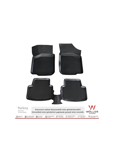 Seat Toledo Paspas 1999 2005 Arası 3D Havuzlu Wöller Paspas