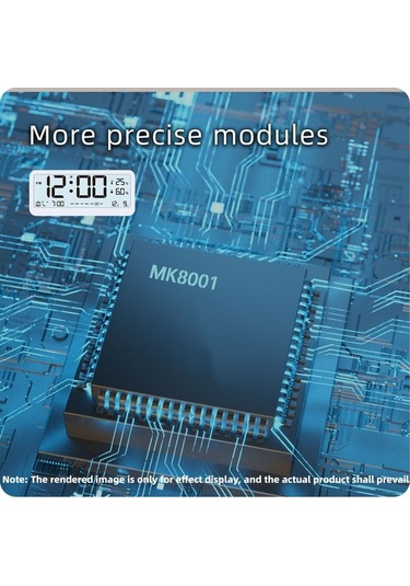 Ulzyvf Çift Alarmlı Led Dijital Saat - Sıcaklık/nem Göstergeli, Parlaklık Ayarlı, 12/24h Format, Şekerleme Fonksiyonlu, Küçük Boyutlu