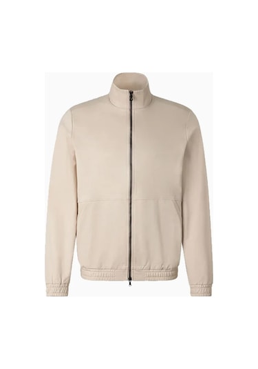 Bogner Rupert Jersey Lüks Günlük Stil, Erkek Ceket Bej