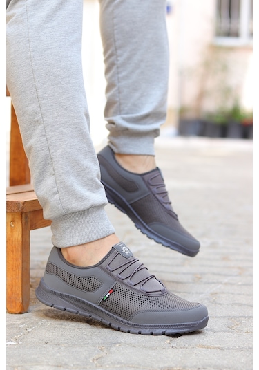 Vojo 4359 Comfort Taban Bağcıksız Anorak Erkek Spor Ayakkabı 267800000225 11 Füme