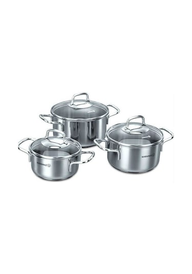 Korkmaz A1650 Perla Çelik Tencere Seti