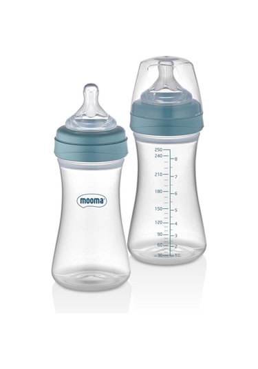 Mooma Kindy Biberon 250 Ml 18+ Ay Mavi