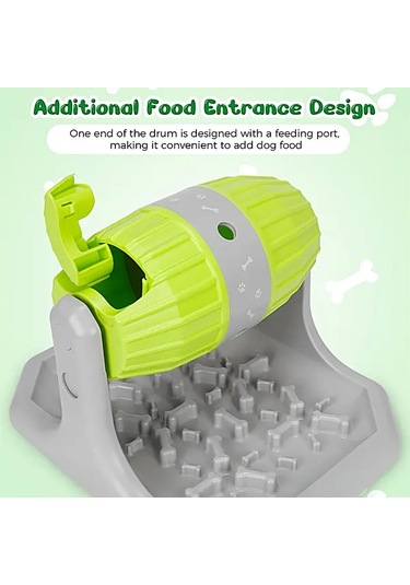 Userfriendly11 Yeşil Büyük Kapasiteli Köpek Besleme Oyuncağı Zihinsel Stimülasyon Ve Yavaş Yemek İçin