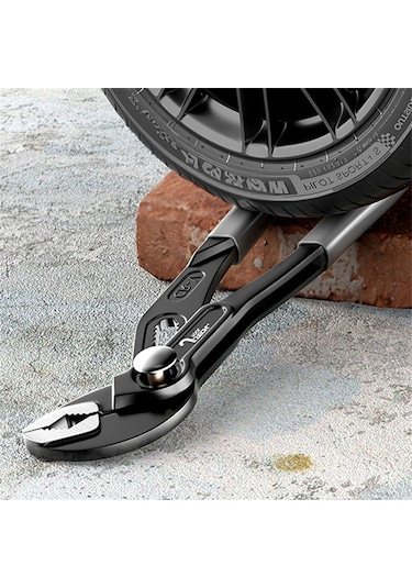 Springsun 12" Evsel Çelik Boru Anahtarı - Hızlı Ayar, Anti-skaydı, Ev/iş Yeri Tüp Tamiri Araçları