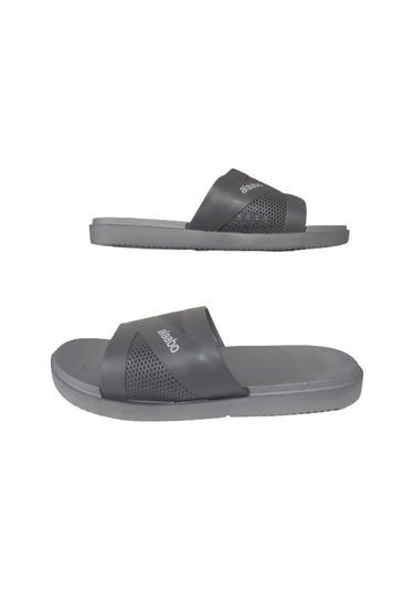 Alaabo Erkek Gri Düz Ultra Hafif Havuz Plaj Eva Terlik Gri