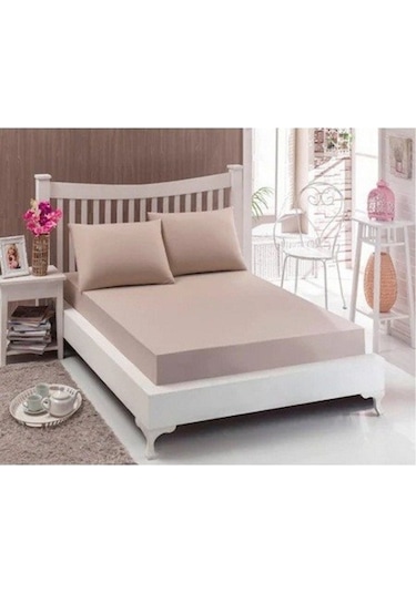 Özdilek 100X200 Tek Kişilik Fitted Çarşaf Bej