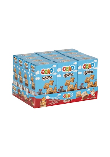 Şölen Ozmo Hoppo Çikolatalı Krem Dolgulu Bisküvi 12 x 40 G