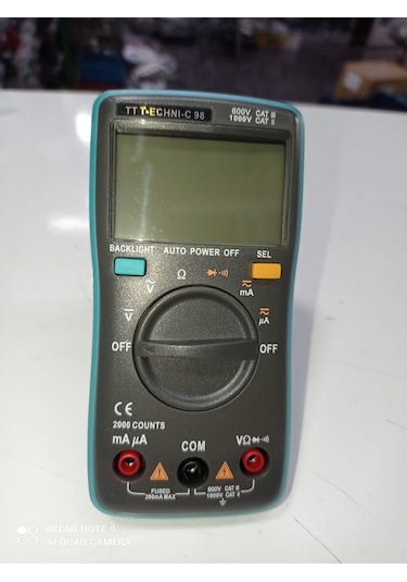 Tt-technı-c C98 Dijital Multimetre Ölçü Aleti