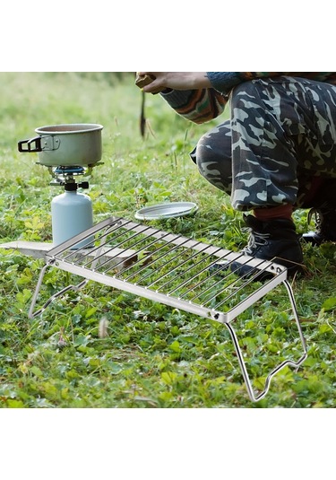 Suntek Katlanır Soba Rafı Dışında Tencere Standı Tip-c-orta